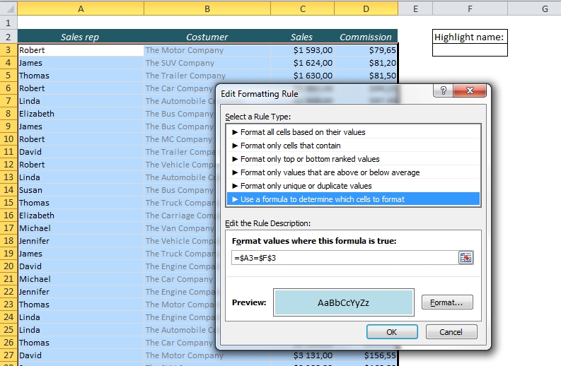 Excel Highlight Row Based On Cell Value Date