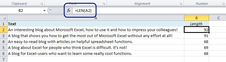 EasyExcel_21_2_Count Characters in Excel