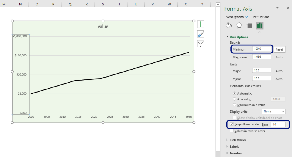 How To Plot On Log Scale Excel